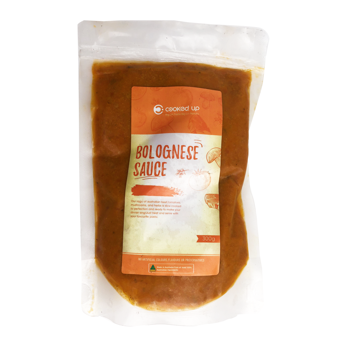 Cooked Up Bolognese Sauce 300g
