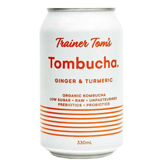 Trainer Tom's Tombucha Organic Kombucha Ginger & Turmeric 330ml