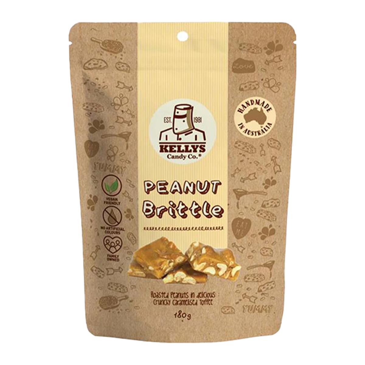 Kelly's Peanut Brittle 180g