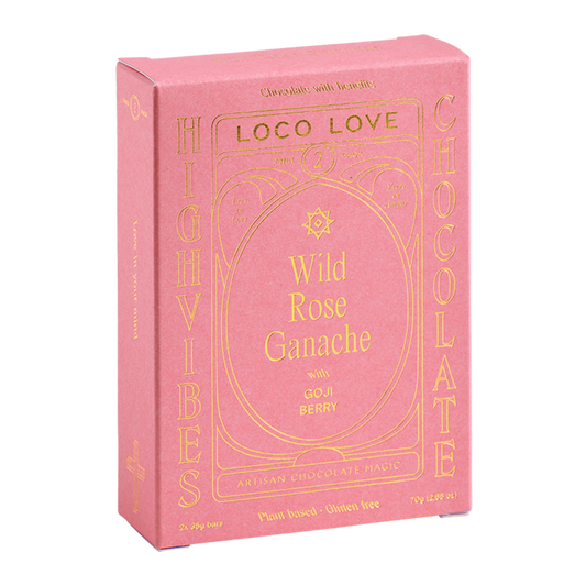 Loco Love Wild Rose Ganache with Goji Berry Twin 70g