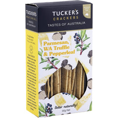 Tuckers Natural Artisan Parmesan, Truffle and Pepperleaf 90g