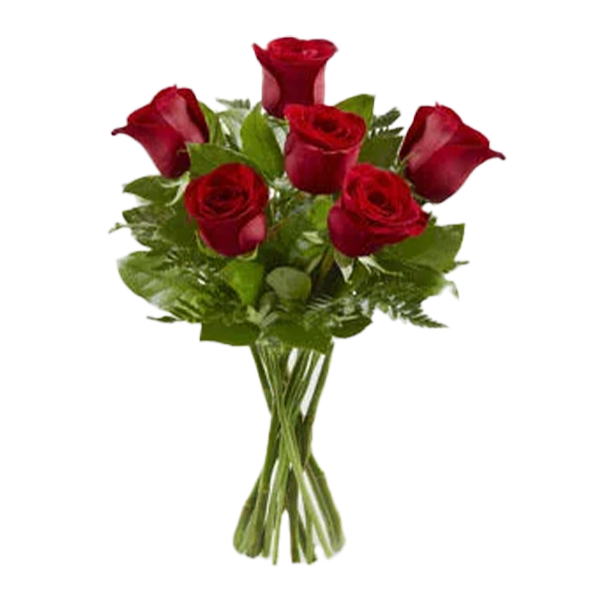 Flowers Roses Red Bouquet 6 Stems | Harris Farm Markets Online