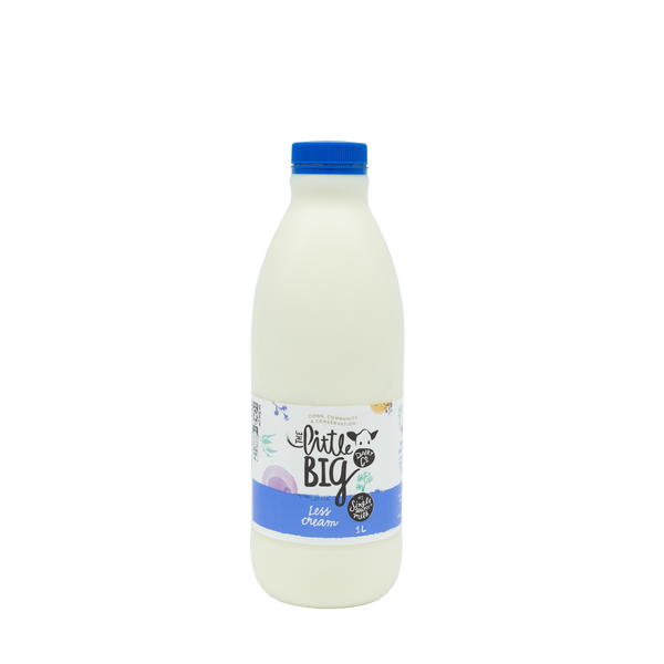 Less Milk The Little Big Dairy Less Cream Milk 1L | Harris Farm Markets