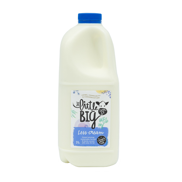 The Little Big Dairy Less Cream Milk 2L | Harris Farm Markets