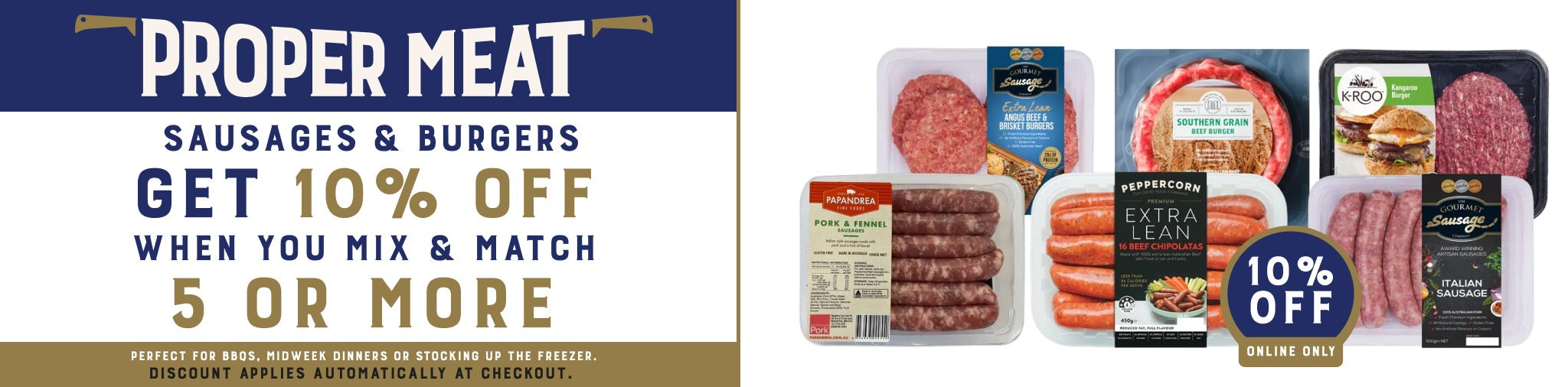 Sausages and Burgers