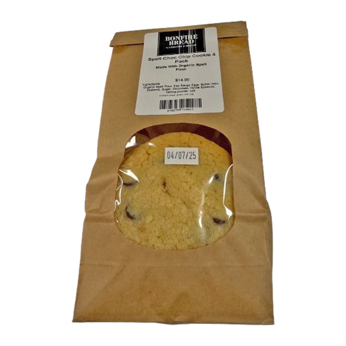 Bonfire Bread Chocolate Chip Cookie 600g
