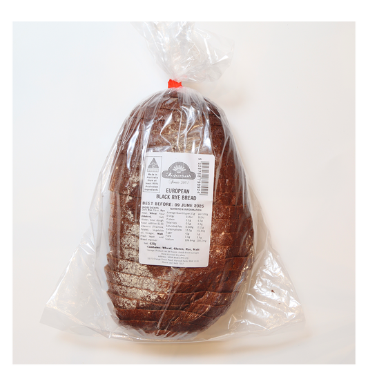 Topsmak European Black Rye Bread 620g