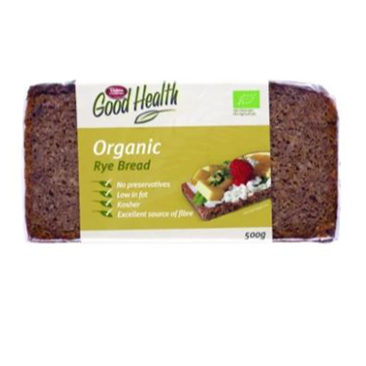 Bakers Collection Good Health Organic Rye Bread 500g