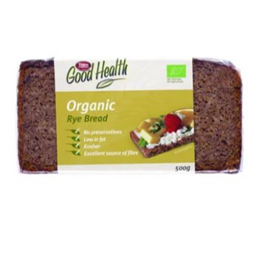 Bakers Collection Good Health Organic Rye Bread 500g