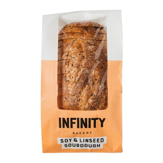 Infinity Bakery Soy Linseed Sourdough 750g