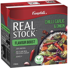 Campbell's Real Stock Flavour Boost Chilli, Garlic and Onion 250ml