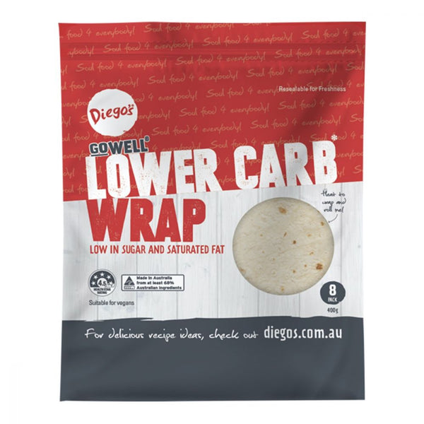 Diego's Low Carb Wrap x8 400g Harris Farm Markets