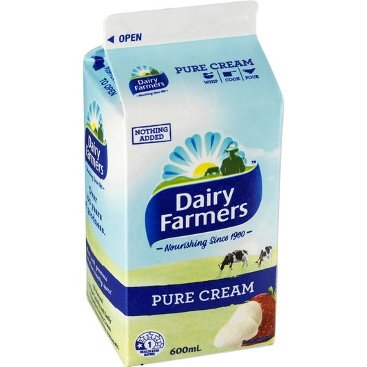 Dairy Farmers Pure Cream 600ml