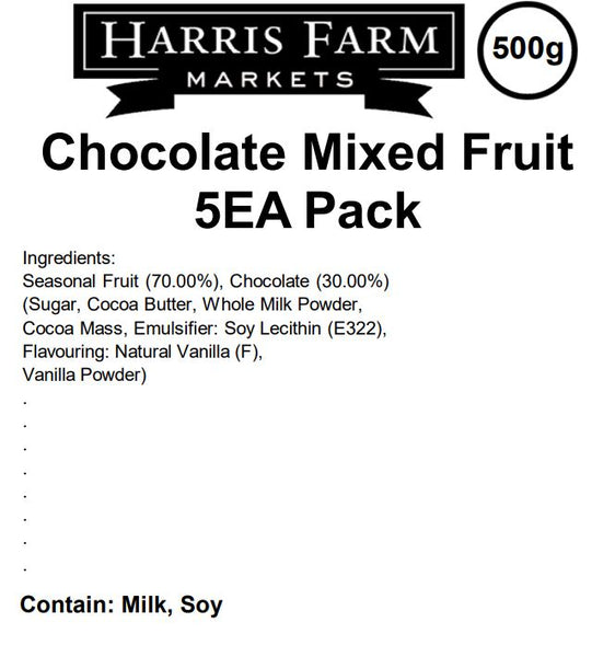 Harris Farm Chocolate Coated Seasonal Fruit