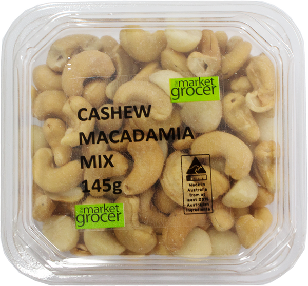 The Market Grocer Cashew Macadamia Mix 145g