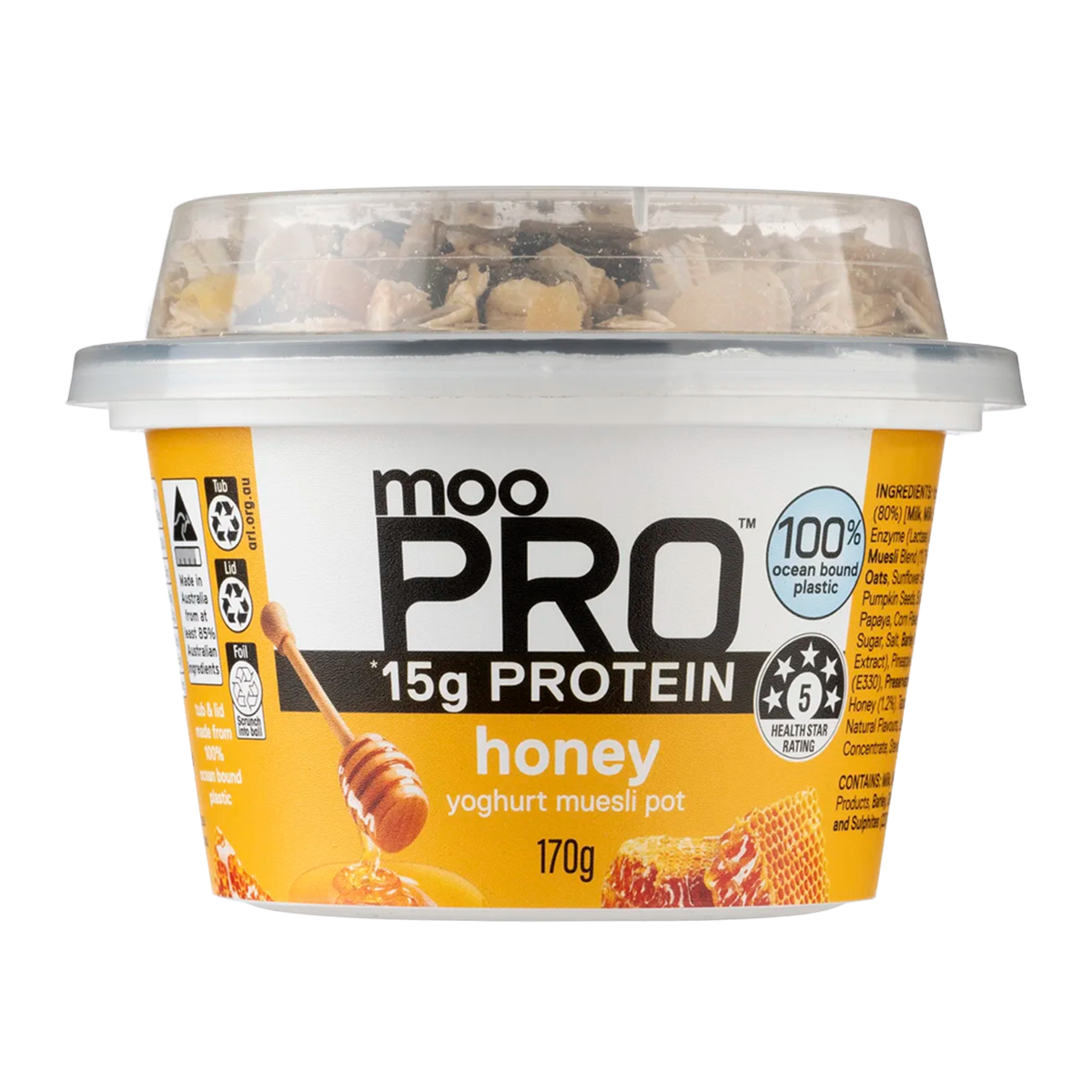 Moo Pro Yoghurt Honey Muesli 170g