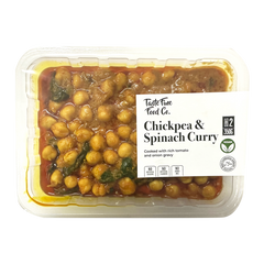 Taste Fine Food Vegan Chickpea and Spinach Curry 350g