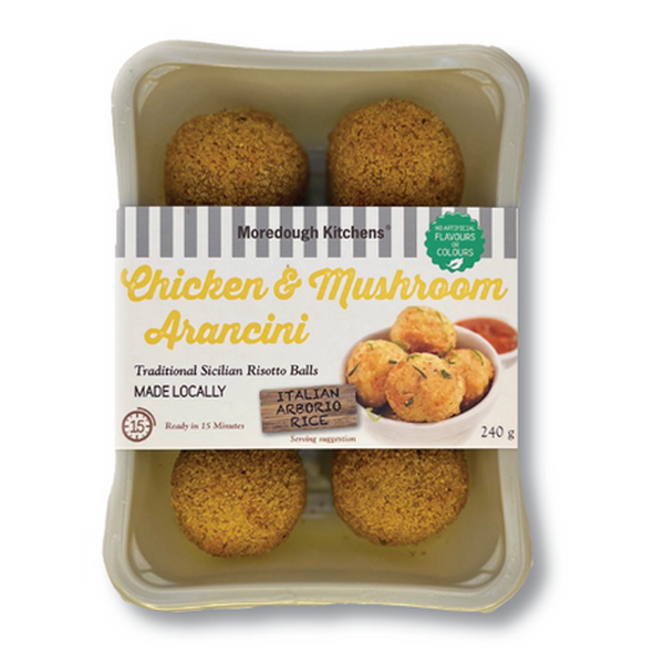 Moredough Kitchens Chicken and Mushroom Arancini | Harris Farm Online