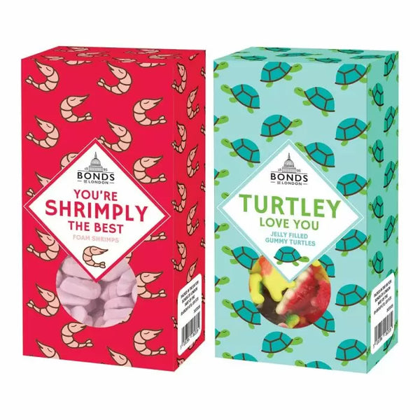 Bonds Shrimply the Best and Turtley Love You Pun Box 140g