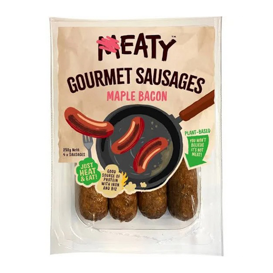 Eaty Gourmet Sausages Maple Bacon 250g