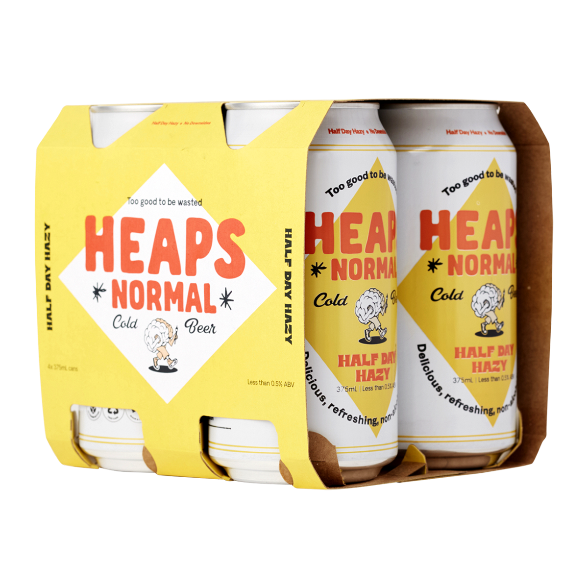 Heaps Normal Day Hazy 4x375ml