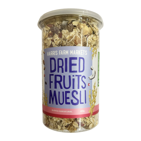 Harris Farm Dried Fruits Muesli 485g