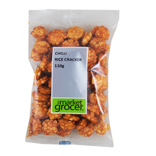 The Market Grocer Rice Crackers Chilli 110g