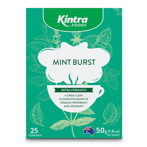 Kintra Foods Mint Burst Teabags x25 65g