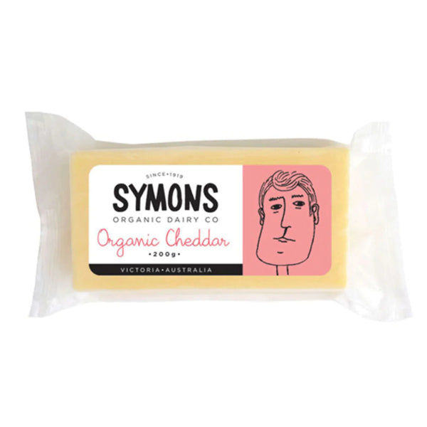 Symons Organic Dairy Cheddar Cheese 200g
