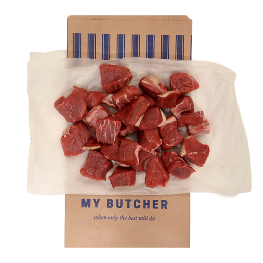Butcher Beef Diced Chunks min 250g