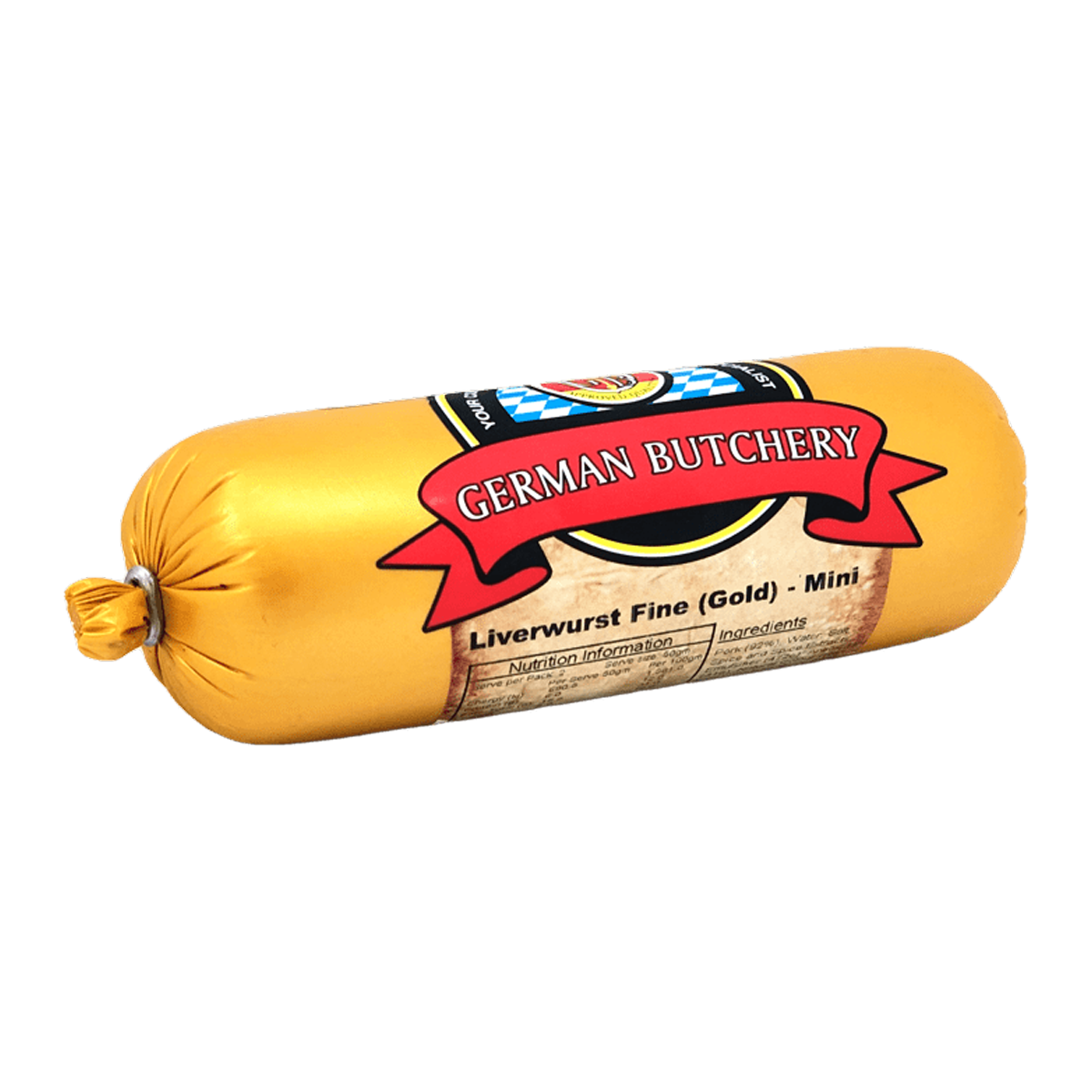German Butchery Gold Liverwurst Fine 150g