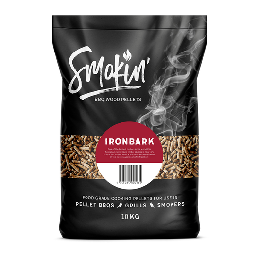 Smokin' BBQ Iron Bark Wood Pellets 10kg