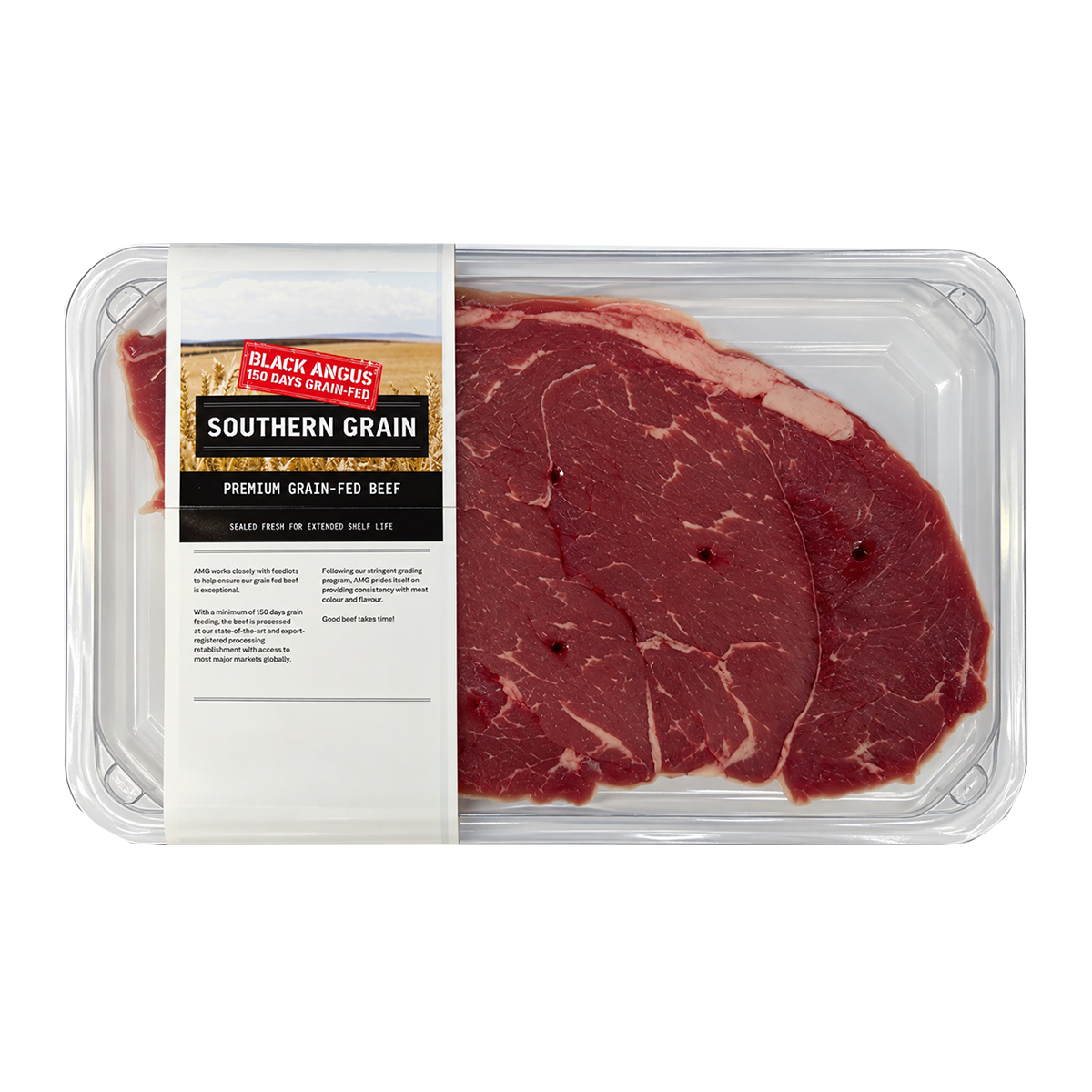 Southern Grain Premium Grain Fed Beef Sizzle Steak MB2 180-300g