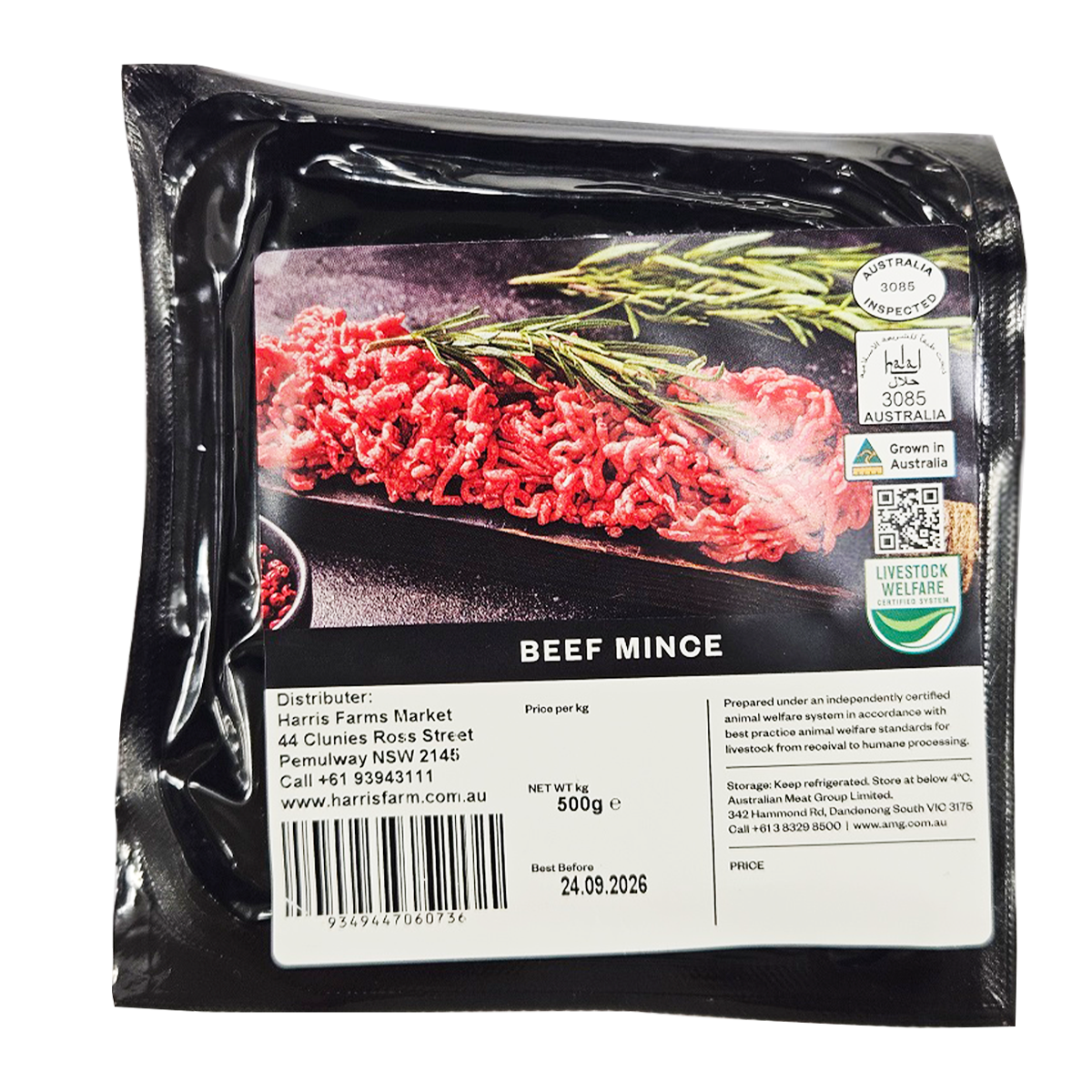 Proper Meat Extra Lean Beef Mince 500g