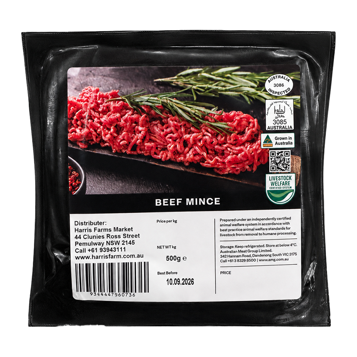 Proper Meat Extra Lean Beef Mince 500g