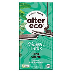 Alter Eco Alter Eco Truffle Thins Mint Creme 84g