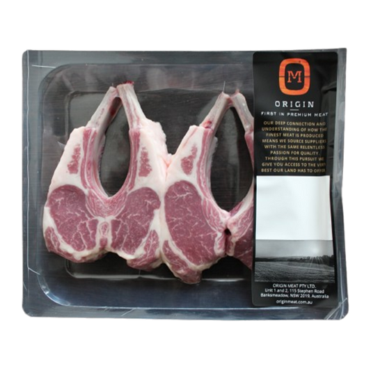 Origin Meats Lamb Cutlets 450-620g