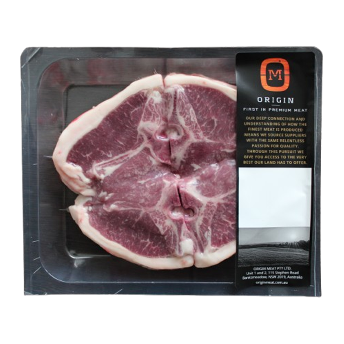 Origin Meats Lamb Loin Chops 600-800g