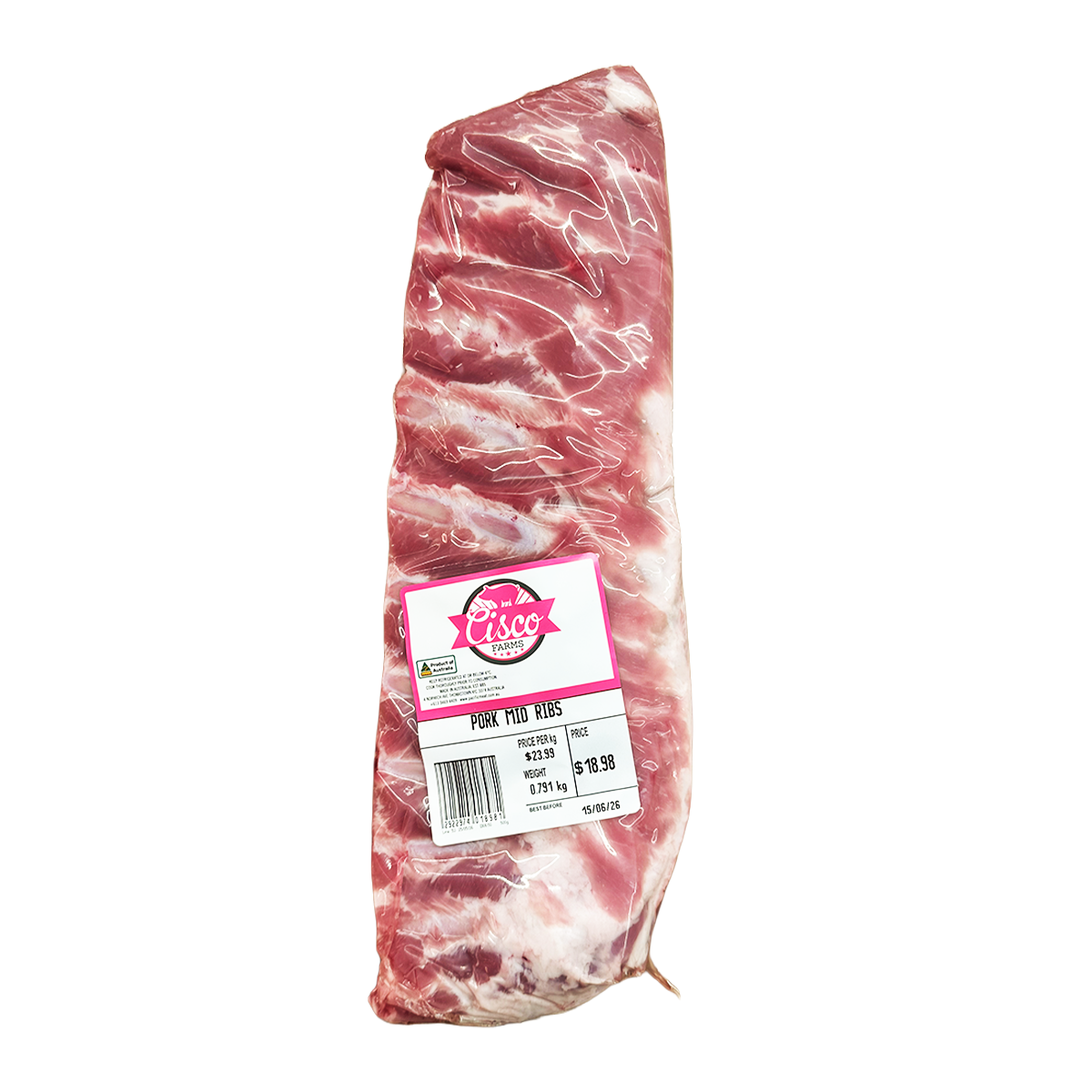 Cisco Pork Mid Rib 750-850g