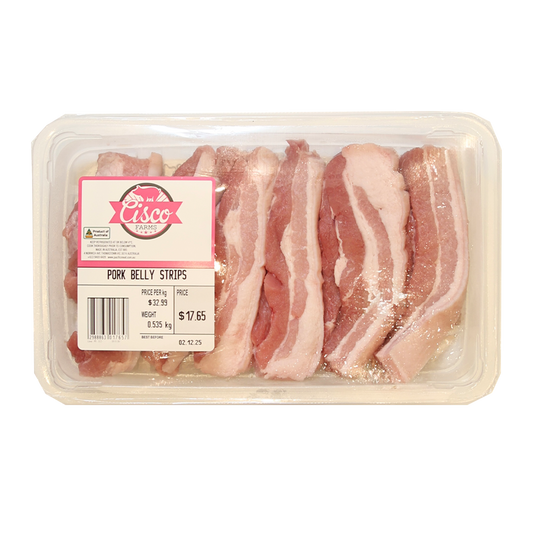 Cisco Pork Belly Strips 400-700g