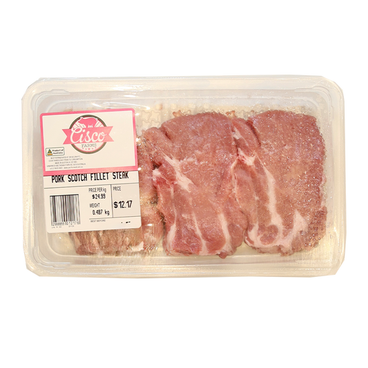 Cisco Pork Scotch Fillet Steak 300-600g