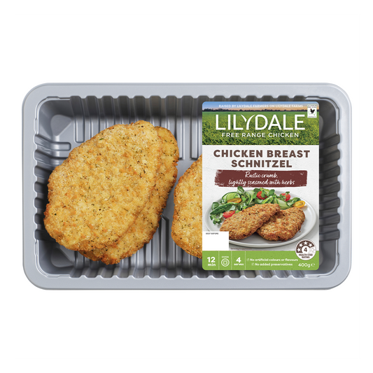 Lilydale Maryland Chicken Breast Schnitzel 400g