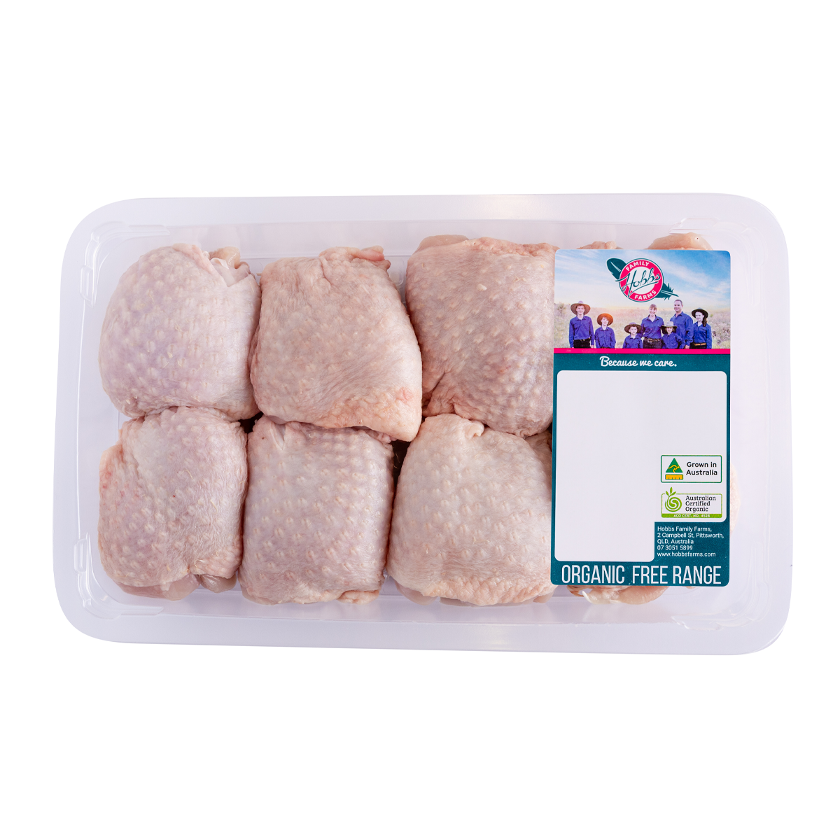 Hobbs Organic Free Range Chicken Drumsticks Fillet Large 580-800g