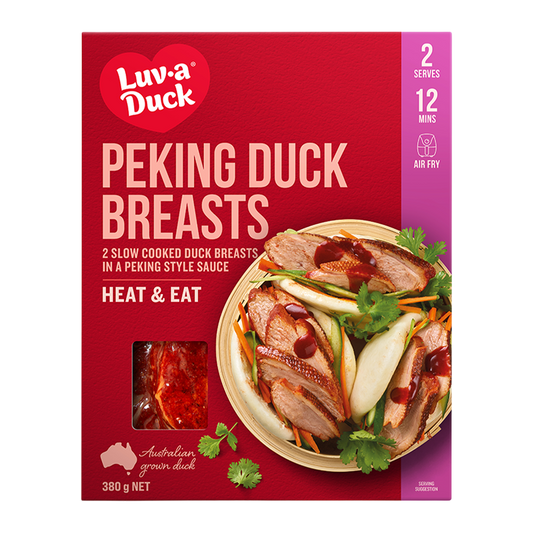 Luv-a Duck Cooked Peking Flavoured Duck Breasts 380g