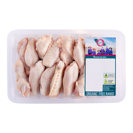 Hobbs Organic Free Range Chicken Wings Large 680-950g