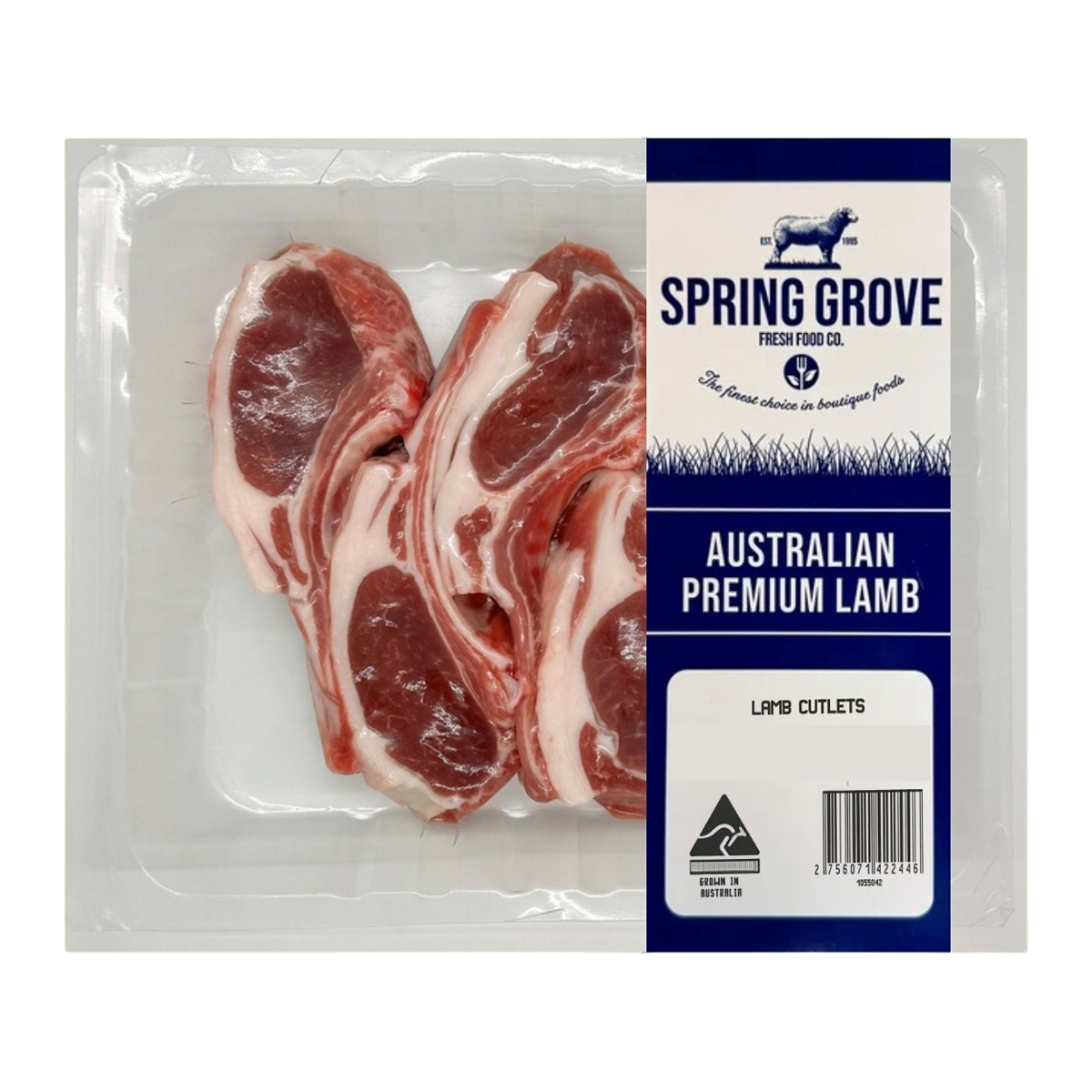 Spring Grove Meat Spring Grove Lamb Cutlets 280-480g – Harris Farm Markets