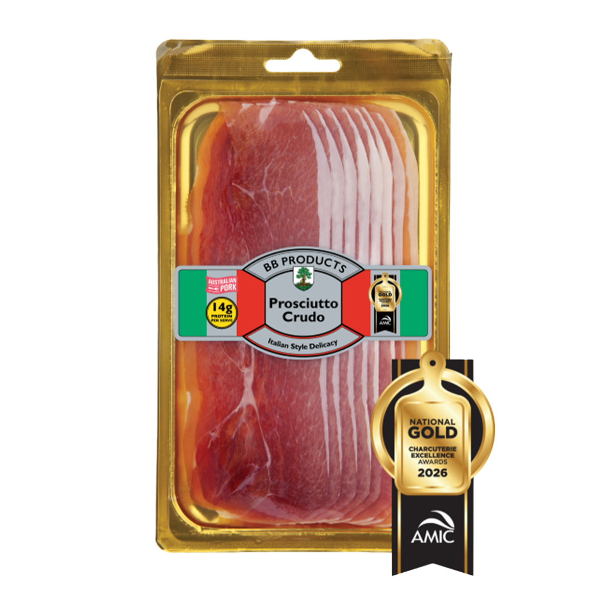 B-B Products Prosciutto Crudo 100g
