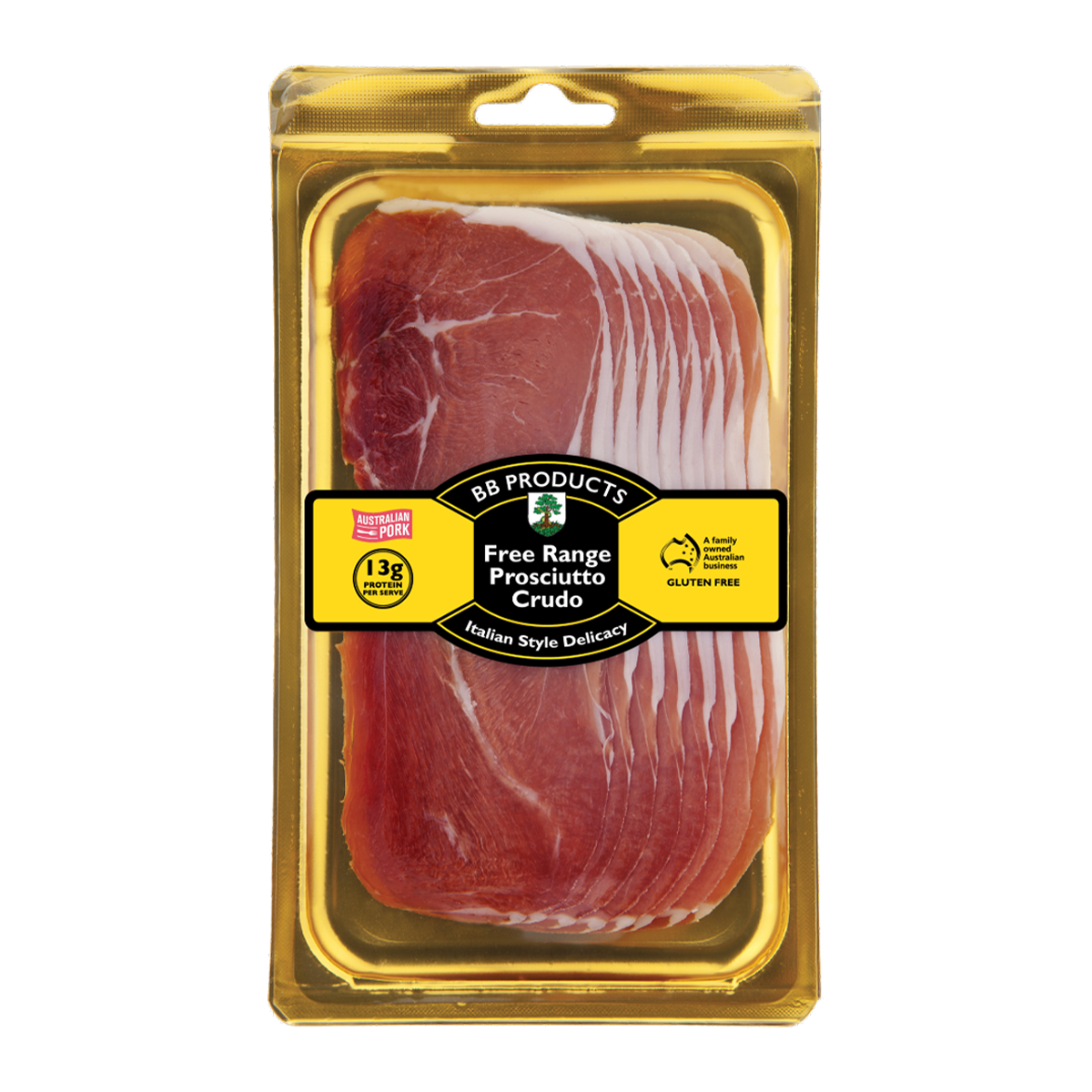 B-B Products Free Range Prosciutto 100g