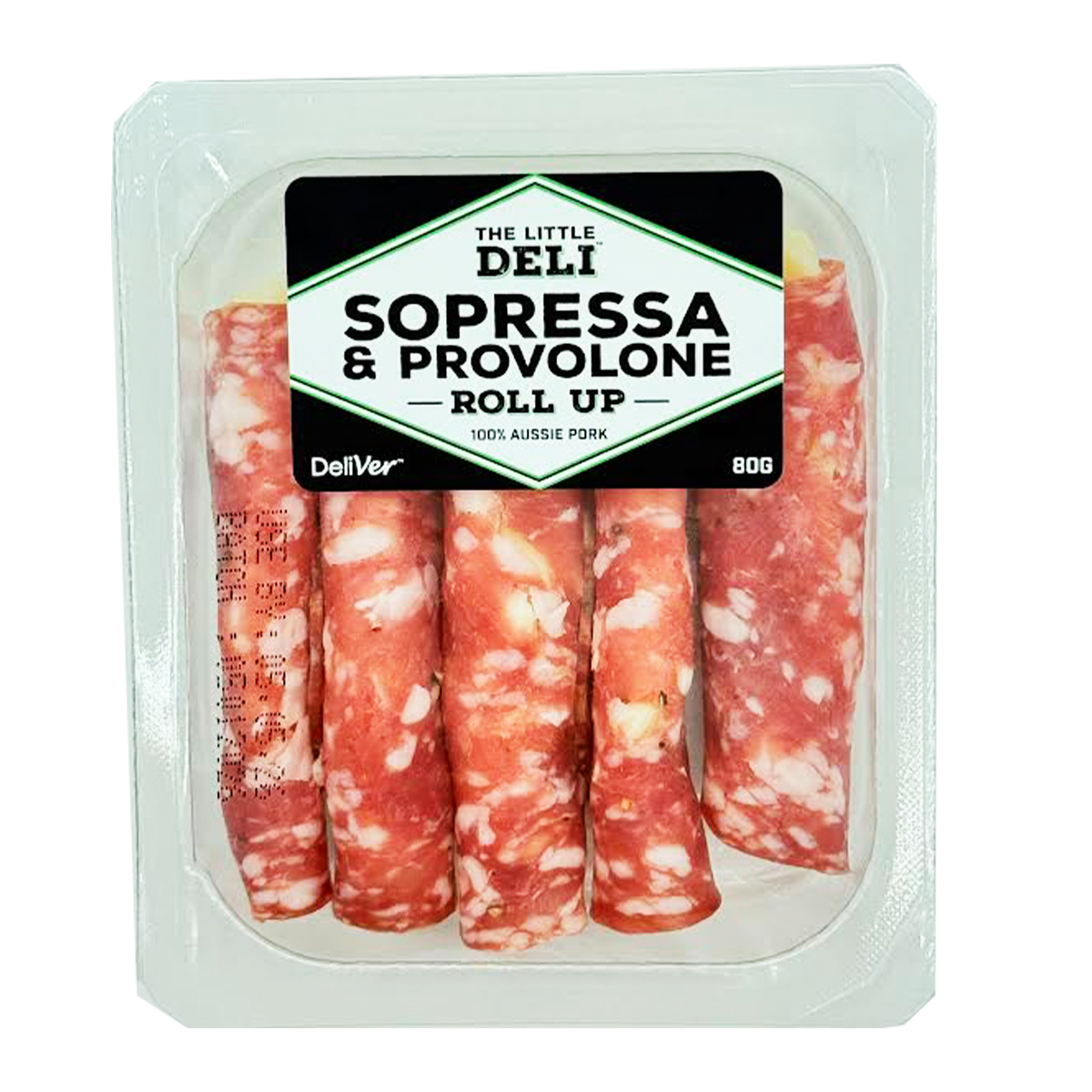 The Little Deli Sopressa and Provolone Roll Up 80g