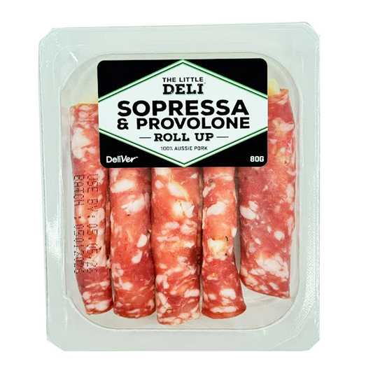 The Little Deli Sopressa and Provolone Roll Up 80g